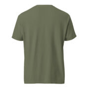 Back of the plain Moss Comfort Colors 1717 T-shirt, laid flat